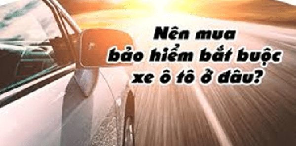 Mua bảo hiểm bắt buộc cho xe ô tô ở đâu?